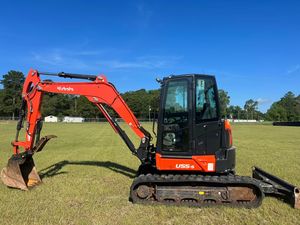 Mini-pelleteuse de 5 tonnes d'occasion à vendre Pelles sur chenilles Kubota U55 KX155 en stock - Product Image 3