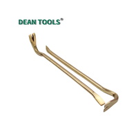 DEAN TOOLS Barre de levier combinée industrielle anti-étincelles 460MM à forte puissance de levier, pointe biseautée et crochet pour démolition et démontage