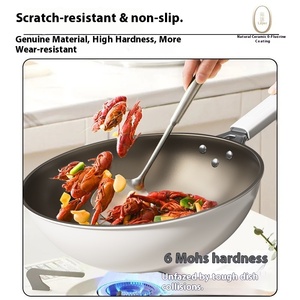 Universel pour poêle à fond plat en céramique Woks antiadhésifs pour la cuisson des poêles à frire - Product Image 4