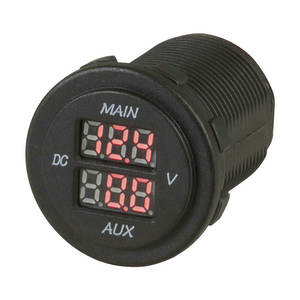 Buena calidad buena calidad <span class=keywords><strong>Digital</strong></span> 12V Marine Volt Meter DC Auto Car Dashboard Car Volt Meter Dual Screen LED Color opcional - Product Image 1
