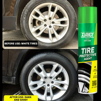 Mousse nettoyante antirouille pour pneus de voiture avec étiquette personnalisée