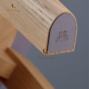 Solid Wood Leg Modern Console <b>Side</b> Table with Hollow Design Living Room Furniture - Product Image 4