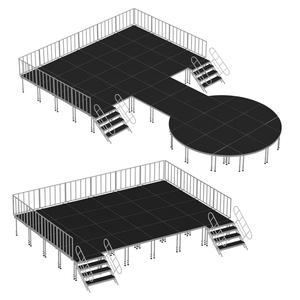 Алюминиевая профессиональная сценическая платформа для концертных мероприятий сценическая платформа - Product Image 1