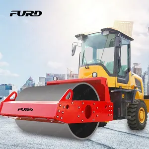 New technology vibrating road roller 3 ton seated hydraulic double drum with good price