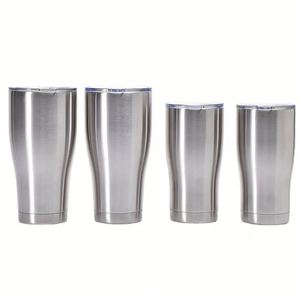 Blank Sublimatable 40oz Curved Tumbler Custom logo Car Holder Fit Thermal Drink <b>Mug</b> - Product Image 3