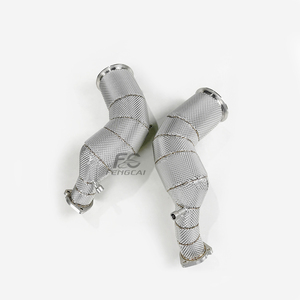 Tuyau de descente haute performance adapté à Audi <span class=keywords><strong>RS6</strong></span> C8 <span class=keywords><strong>4</strong></span>,0T 2019-2024 pour améliorer les performances de course, installation parfaite - Product Image 1