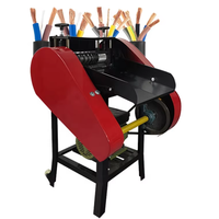 Máquina Pelacables Ajustable de 40mm/45mm/60mm para Cables Porosos, 220V/380V 1.5kW 25-30 M/MIN, para Desforrar Cables Eléctricos de Desecho
