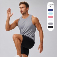 Canotta Sportiva Traspirante ad Asciugatura Rapida per Palestra e Corsa, Servizio OEM ODM, Canotta Premium Personalizzata con Logo Stampato, Canotta Senza Maniche da Uomo