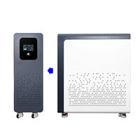 Baterai Penyimpanan Energi Rumah LiFePO4 EU Storage 16kWh 314Ah 51.2V Roda Beroda 16 Paralel 250A DC Breaker