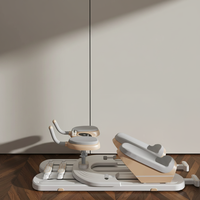 Appareil de traction lombaire multifonctionnel et réglable Lingxi pour la maison : machine de gymnastique, entraîneur de gainage, équipement d'étirement du dos
