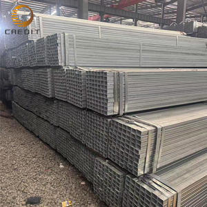 4x4 Zoll verzinkte quadratische Stahl zaun pfosten Hoch leistungs für Außen zaun rohre - Product Image 3