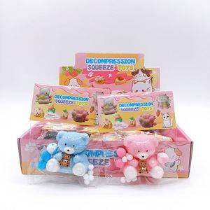 Wholesale Trending OEM Taba Squishy Toy <b>Cute</b> Mochi Fidget <b>Bear</b> Accessories Teddy Animal Stress Relief Fidget Toy for Kids Adult - Product Image 1