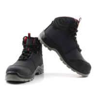 Vente directe d'usine, bottes de sécurité professionnelles S1, chaussures de sécurité antistatiques, souples, imperméables, en cuir, avec embout en acier, bottes de travail