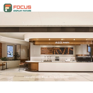 Refined Coffee Merchandise Display Rack Wood Base <b>Frame</b> Bagged Coffee Display Bean Shop Display Rack - Product Image 5