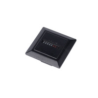 Mini horloge à quartz multifonctionnelle à affichage LCD pour usage industriel, 0-99999.99 heures, noire, 220-240V HM-1 72*72mm, compteur horaire