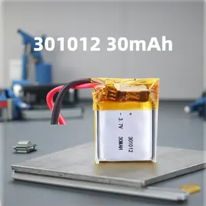 Batería de Polímero de Litio de 30 mAh y 3.7 V, Batería Recargable para Auriculares Bluetooth y Dispositivos Inteligentes 602535 302030 902025 - Product Image 1