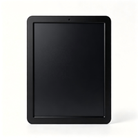 Support de bureau en aluminium anodisé noir mat pour écran E Ink, fabrication CNC personnalisée, coque extérieure pliable pour affichage électronique