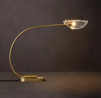 Lampe de chevet vintage unique et simple, lampe de table d'intérieur simple à LED pour chambres, hôtels et canapés, luminaire métallique haut de gamme