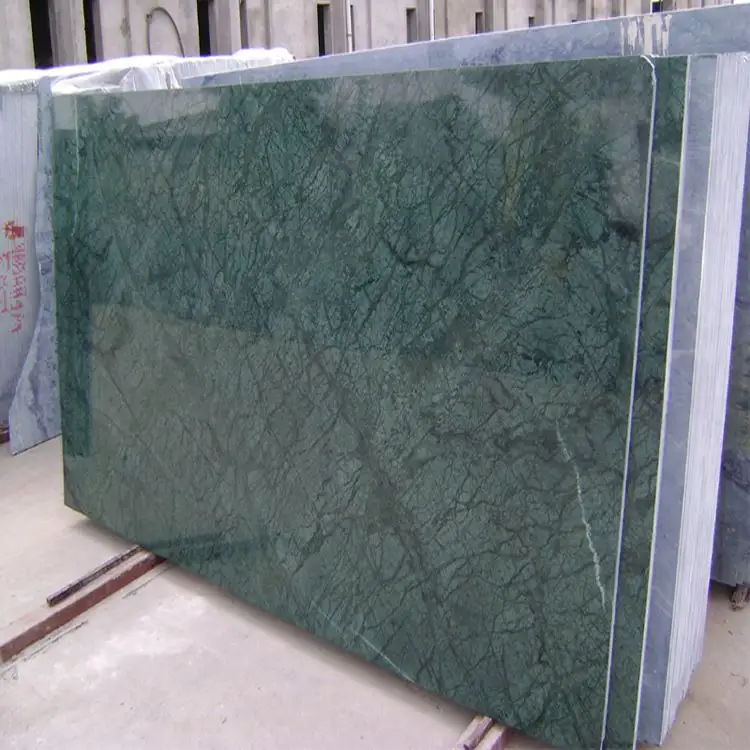 Baldosas de piedra natural para suelo de baño y sala de estar, piedra verde jade claro pulido, granito, mármol, el mejor