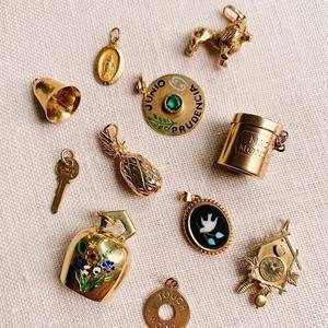 Nouvelle mode breloque bricolage étanche à la mode en acier inoxydable PVD or 18 carats pendentif sans décoloration pour la fabrication de bijoux - Product Image 1