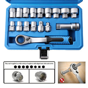 <b>Socket</b> Wrench Set 10-24mm 1/2 In Drive 29 Piece Metric Home Repair Tools - Product Image 5