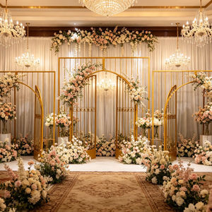 Iron Wedding <b>Arch</b> Background Metal Window <b>Frame</b> Stage Background Decoration Birthday Banquet Party Factory Wholesale Custom - Product Image 4