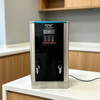 Distributeur d'eau chaude électrique 130L/H avec affichage numérique, chauffe-eau commercial grande capacité