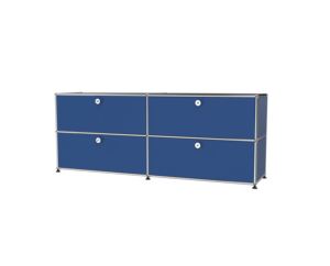 Aparador modular de acero de 4 puertas, aparadores blancos de alto brillo, aparador de cocina, armario lateral de <span class=keywords><strong>metal</strong></span> - Product Image 3