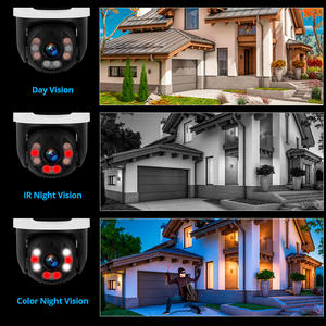 Telecamera POE KERUI 6MP a Doppio Schermo <span class=keywords><strong>CCTV</strong></span> Sistema di Sorveglianza NVR a 16 Canali con Cavo di Rete Telecamere PTZ da Esterno Sicurezza Domestica ICSEE - Product Image 3