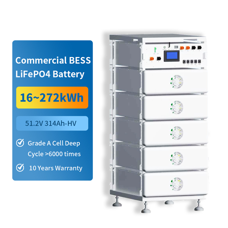 16 272kWh 314Ah High Voltage Lithium