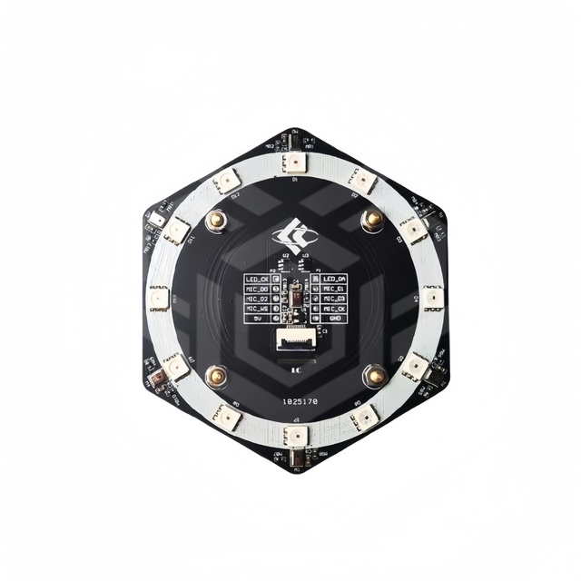6+1 Microphone Voice Recognition Array, I2S Interface, Sound Source Localization, K210 Development Board Accessory.