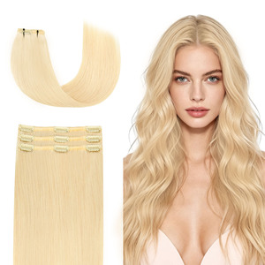 ส่งเร็ว ขายดี ต่อผมแบบคลิป 3 ชิ้น ผมแท้ 100% เรมี่ ขายส่ง มีสินค้าพร้อมส่ง - Product Image 2