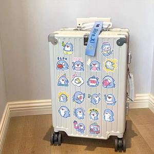 60 autocollants en vinyle originaux, sans contrefaçon, mignons et amusants, motif requin graffiti, imperméables et écologiques pour coques de téléphone portable - Product Image 3