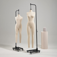 Mannequin de couture en tissu pour vêtements, corps entier avec jambes, forme de robe suspendue, mannequin masculin, féminin, enfant, formes de couturière