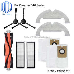 Para <span class=keywords><strong>Xiaomi</strong></span> <span class=keywords><strong>Dreame</strong></span> <span class=keywords><strong>L10S</strong></span> Ultra D10 W10, repuestos para aspiradora de hogar inteligente, filtro Hepa Manual/eléctrico, mopa, trapo, accesorio de cepillo lateral principal - Product Image 3