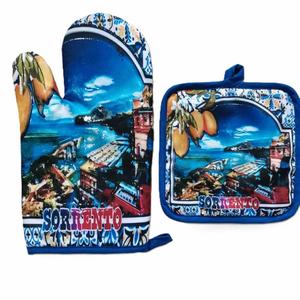 Juego de Guantes de Cocina y Manoplas para Horno de Algodón Personalizados, Accesorios para Regalos Corporativos - Product Image 4