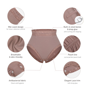 HEXIN <span class=keywords><strong>Culotte</strong></span> Gainante Sans Couture Nouveau Modèle Taille Haute Amincissant Ventre Plat Rehausseur Fesses et Hanches Sous-vêtement Respirant - Product Image 6