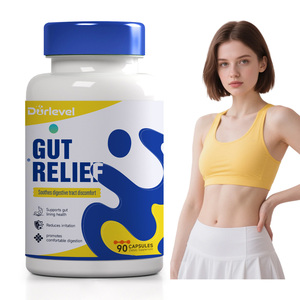 Premium natuurlijke darmgezondheidscapsules met puur aloë <span class=keywords><strong>vera</strong></span>-extract en biologische gladde elmenbast voor spijsverteringsondersteuning - Product Image 2