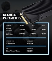 Target Internal Metal SSD M.2 PCIe4.0 Nvme 7000MB/s 512GB/1TB/2TB Garansi 3 Tahun Siap Pakai Nirkabel untuk PS5/Desktop/Laptop