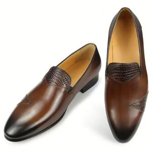 Luxury New Italian-Style Handcrafted Custom Genuine Leather Men's Oxford <b>Shoes</b> for Business Formal & Formal Occasions - Product Image 5