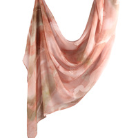 Nouveau Hijab Modèle Imprimé Aquarelle en Modal Tissé Respirant Léger et Doux en Polyester Viscose, Hijab Musulman Pour Femme