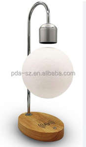 Lampe Lune Lévitation : Lampe de Table LED Magnétique Intelligente Imprimée en 3D avec Base - Product Image 4