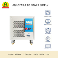 12V 1000A 12kW High Frequency DC Power Supply Switching Rectifier for Metal Electroplating Plating Tank&Electroplating