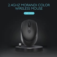 Souris de jeu ergonomique sans fil 2,4 GHz avec rétroéclairage LED, design silencieux et nano-récepteur USB pour ordinateur portable G03