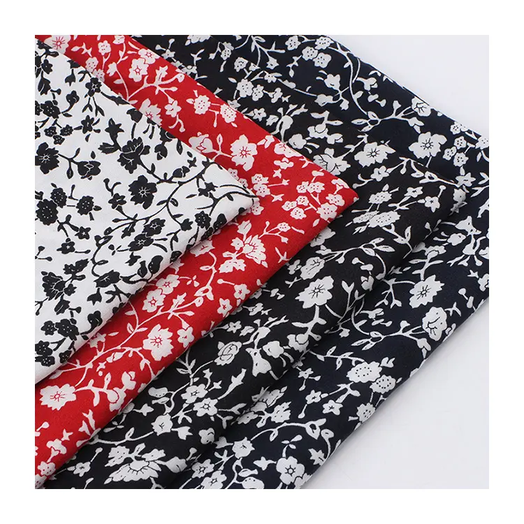 Tissus de haute qualité impression numérique personnalisée London liberty 100 coton tissu floral par rouleau de yard