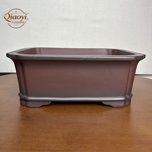 Vasi per Fiori Grandi in Argilla <span class=keywords><strong>Viola</strong></span> Creativa di Yixing, Vaso per Bonsai Non Smaltato, Rettangolare Irregolare, per Uso Domestico e Decorazione <span class=keywords><strong>Giardino</strong></span> - Product Image 1