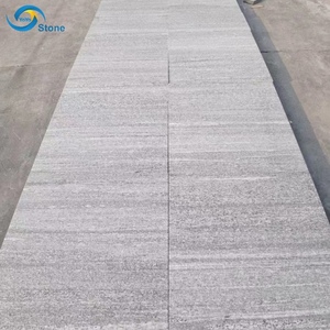 Baldosas de Granito Gris Nero <span class=keywords><strong>Santiago</strong></span> Flameado Antideslizantes Modernas Comerciales para Jardín, Acera, Pavimento Exterior y Revestimiento - Product Image 4