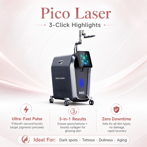Laser Nd:YAG per Uso Ospedaliero per Rimozione Tatuaggi su Grandi Aree e <span class=keywords><strong>Trattamento</strong></span> Macchie dell'Età, Laser Picosecondo ad Alta Energia 2000mJ 755nm 1064 - Product Image 1