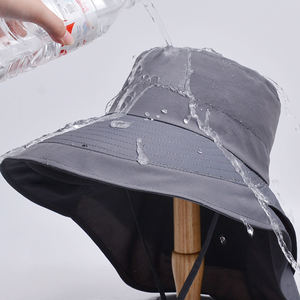 Chapeaux de soleil légers avec ouverture pour queue de cheval, chapeaux bob d'été pour femmes, à large bord, protection oculaire extérieure, casquette de protection solaire - Product Image 5
