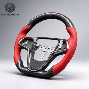 Forged Carbon Fiber Leather Steering <b>Wheel</b> for Cadillac ATSL/ATS/CTS/XTS/CT4/CT6/XT4-Sporty Design with for <b>Trim</b> - Product Image 5